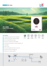 DJDC 10.2KW Dongjin  Hybrid Solar Inverter with PV12000 | Dual Output | IP21 - Image 4